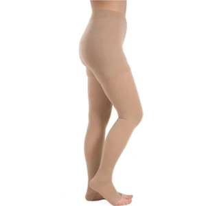 Bej Renk Külotlu Orta Basınç (Ccl2 - 23-32 Mmhg) Açık Burun Varıs Çorabı