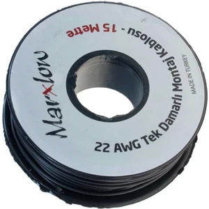 Marxlow 15 Metre Çok Damarlı Montaj Kablosu - Siyah