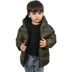 Erkek Çocuk Haki Içi Polarlı Kürklü Kapüşonlu Su Geçirmez Rüzgara Dayanıklı Şişme Kışlık Mont Kaban