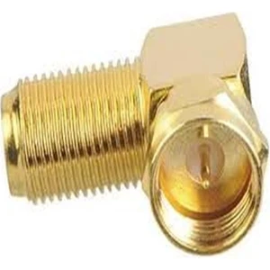 L Gold F Konnektör 90 Derece 2 Adet