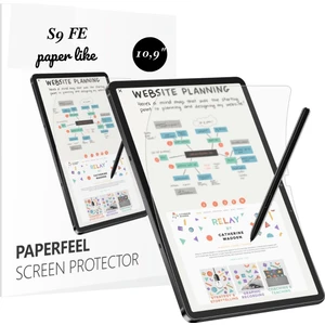 Galaxy Tab S9 Fe SM-X510 Uyumlu Gerçek Kağıt Hissi Parlama Önleyici Paper Like Ekran Koruyucu