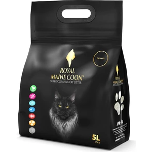 Royal Maine Coon Süper Emiş Gücüne Sahip Portakal Kokulu Perlit Kedi Kumu 5 Litre