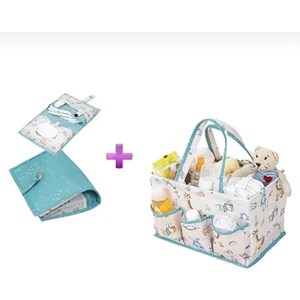 2 Li Set Bebek Bakım ve Alt Bakım Çantası Organizer Düzenleyici
