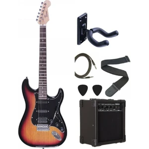 Meg-2ts Sunburst Elektro Gitar Set