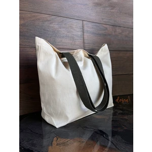 Desen Atölye Gabardin Çanta Haki Renk Saplı Pamuk 260GR. Punch Nakışı Boyamaya Uygun