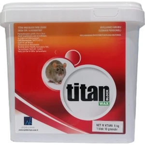 Aydın Kimya Titan Wax Block Fare Yemi - 5 kg