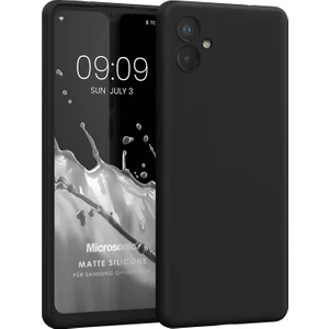 Matte Silicone Samsung Galaxy A05 Kılıf Siyah