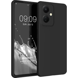 Matte Silicone Vivo V29 Lite 5g Kılıf Siyah