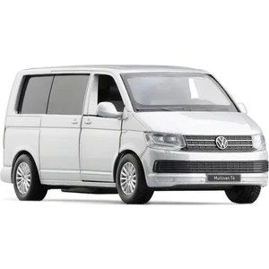 Vw Lisansli Transporter Maket Metal Araba Birebir Ayni Gümüş Gri