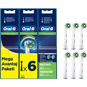 Oral-B cross Action Clean Maximiser 6’lı Diş Fırçası Yedek Başlığı EB50