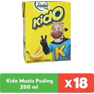 Kido Muzlu Puding 200 ml x 18 Adet