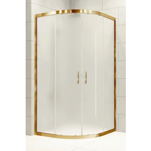 Duşakabin Oval Altın 5mm Buzlu Yükseklik 190 cm