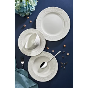 Ph Concept Classic Sade 24 Parça 6 Kişilik Porselen Yemek Takımı