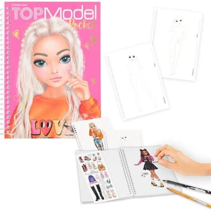 Topmodel Pocket Colourıng  Book