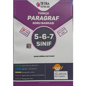 Tetra Yayınları 5-6-7 Sınıf Türkçe Paragraf Soru Bankası