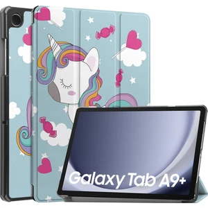 Samsung Galaxy Tab A9 Plus 2023 Için Otomatik Uyandırma Uyku Özellikli Darbeye Dayanıklı Tablet Kılıfı (Yurt Dışından)