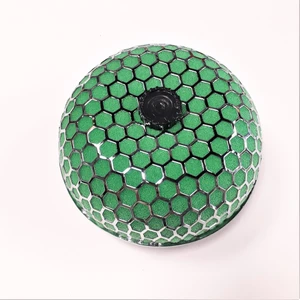 Hava Filtresi Mantar Tuning 2 Aparatlı (60 ve 76mm) Krom-Yeşil