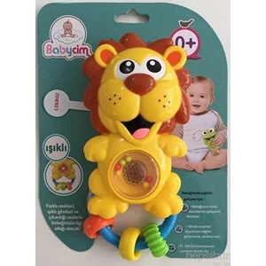 Sesli Işıklı Aslan Figürlü Çıngırak