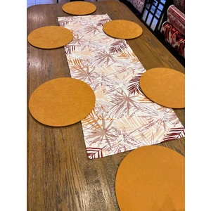 Tuğçe Demir Home Design Dal Desen Runner Supla Set