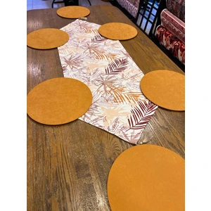 Tuğçe Demir Home Design Dal Desen Runner Supla Set