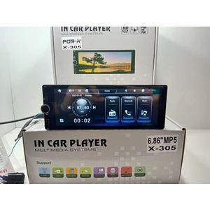 Ekranlı Teyp – 6,86″ Bluetooth, Usb, Aux, Sd Card – For-X X-305 – Park Kamerası