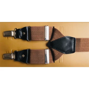 Kemer Sepeti Çok Açık Kahve Renkli Pantolon Askısı 3 Klipsli