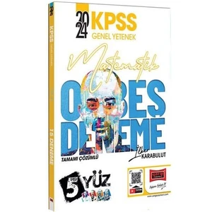 Yargı Yayınevi 2024 KPSS 5Yüz Ekibi Matematik Tamamı Çözümlü 15 Deneme