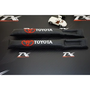 Toyota Logo Karbon Desen Koltuk Arası Fitili 2 Li Set New Style
