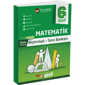 Gizli Yayınları 6. Sınıf Matematik Konu Anlatımlı Soru Bankası