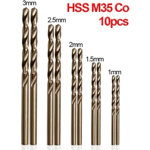 Hss M35 10 Adet Jıgong Mini Mikro Matkap Manuel El Matkabı Boncuk Inciler Mücevherat Saat Tamir Araçları Yüksek Hız Çeliği Büküm Matkaplar Döner (Yurt Dışından)