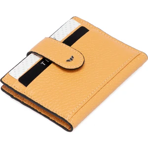 Sarı Hakiki Deri Erkek Kredi Kartlık - S1KK00001617-H28