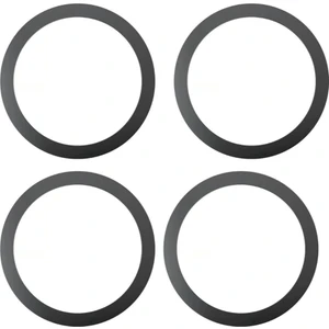 Power Metal Magsafe Halka Yüzük Ring Iphone 8VE Üstü Model Uyumlu Siyah 4'lü Paket