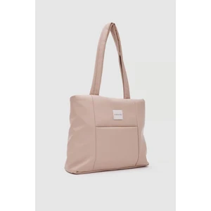 City Center Fashion Kadın Saten Fermuar Kapama Astarlı Basic El ve Omuz Çantası CTY-LBN-9254