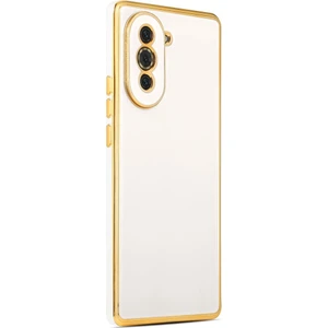 Huawei Nova 10 Kılıf Köşeli Altın Model Kapak