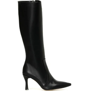 Nine West Mapes 3pr Siyah Kadın Topuklu Çizme