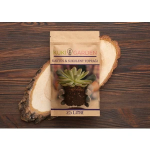 Kuki Garden Kaktüs Sukulent Toprağı 2,5 Litre Teraryum Için Uygun Toprak