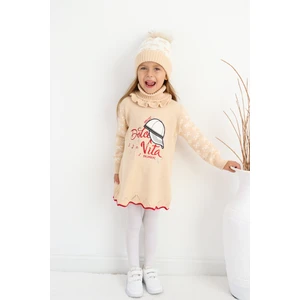 Triko,kazak,bere,boyunluk,kışlık,elbise,kız Çocuk,takım