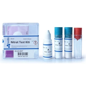 Chembio Nitrat Test Kiti 0-100 Ppm Kolorimetrik 100 Test Su Havuz Akvaryum Nitrate