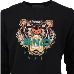 Erkek Enzo Iki Iplik Sweatshirt Logolu Regular Fit