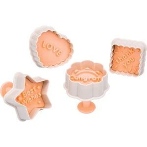 Aşk Kurabiye Kalıbı Cookies- Love, Thank You, Best Wishes, Congrats