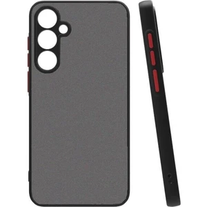 Kny Samsung Galaxy S23 Fe Kılıf Renkli Kenarlı Kamera Korumalı Buzlu Hux Kapak