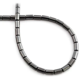 Uçar Doğal Taş Hematit Doğal Taş Parlak Füme 4X6MM Dizi