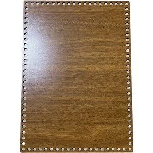 Ala Depo Ahşap Dikdörtgen Sepet Tepsi Tabanı 40X30 cm Ceviz Çift Yüz 3 mm Mdf