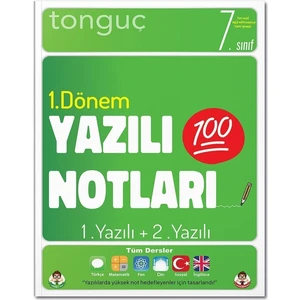 Tonguç Akademi 7. Sınıf Yazılı Notları 1. Dönem 1 ve 2. Yazılı