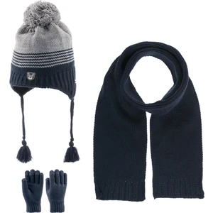 4-8 Yaş Erkek Bebek & Çocuk Atkı Bere Eldiven 3'lü Takım