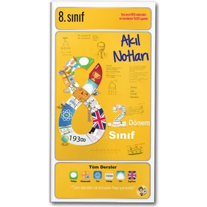 Tonguç Akademi 8. Sınıf 2. Dönem Akıl Notları