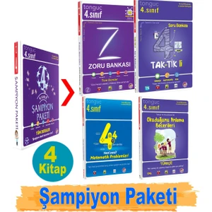 Tonguç Akademi 4. Sınıf Şampiyon Paketi