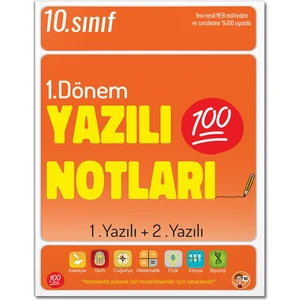Tonguç Akademi 10. Sınıf Yazılı Notları 1. Dönem 1 ve 2. Yazılı