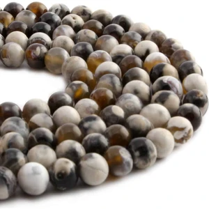 Uçar Doğal Taş Pat Pat Akik Doğal Taş Parlak Kahverengi Küre Kesim 8mm Dizi