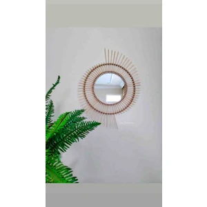 By Bohostore 50CM Bambu Ayna , Rattan Ayna